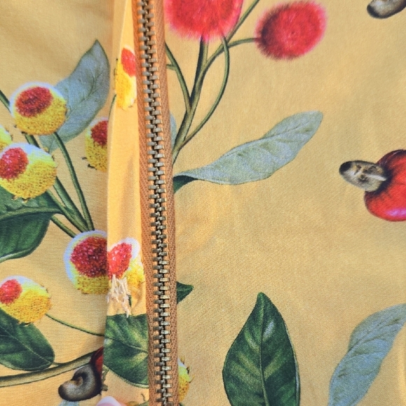 Agua Bendita Yellow Floral Off-Shoulder Mini Dress - Picture 8 of 16